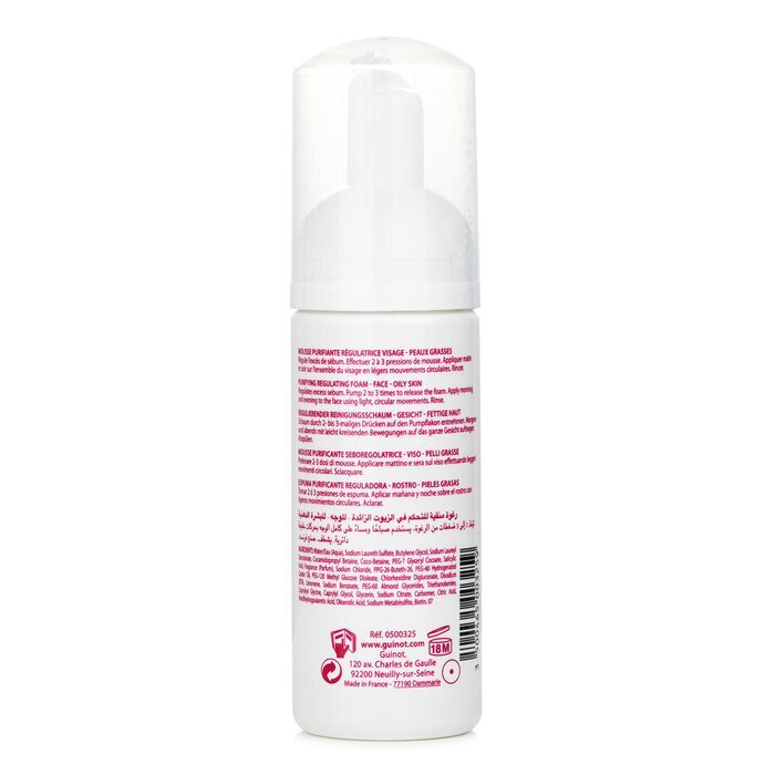 Guinot Microbiotic Purifying Cleansing Foam (For Oily Skin) 150ml