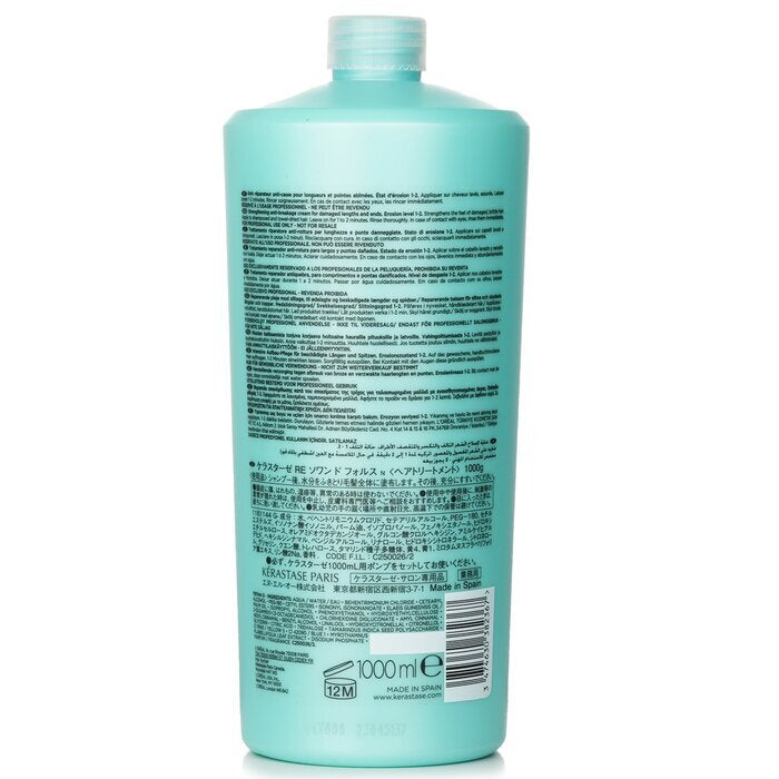 Kerastase Resistance Ciment Anti-Usure Strengthening Anti-Breakage Cream - Rinse Out (For Damaged Lengths & Ends) 1000ml