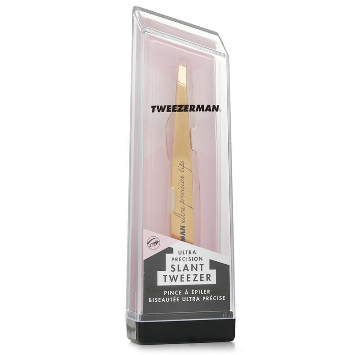 Tweezerman Slant Tweezer Ultra Precision (Tin Coated) (Studio Collection)