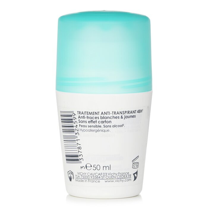 Vichy 48Hr Anti-Perspirant Roll-On - No White Marks & Yellow Stains (For Sensitive Skin) 50ml