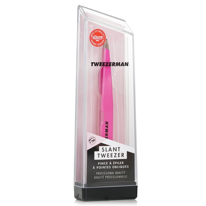Tweezerman Slant Tweezer - Pink (Studio Collection)