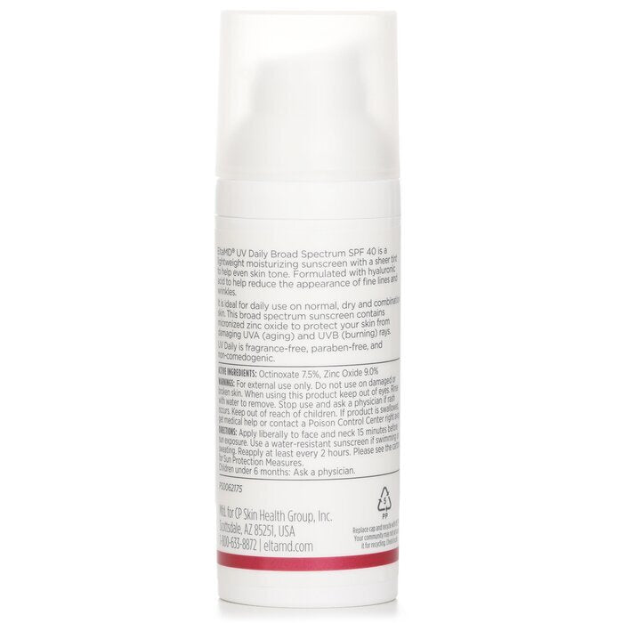 EltaMD UV Daily Moisturizing Facial - For Normal, Combination & Post-Procedure Skin - Tinted (Random Packaging) 48g