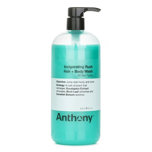 Anthony Invigorating Rush Hair & Body Wash (All Skin Types) 946ml