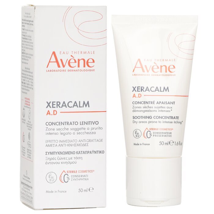 Avene XeraCalm A.D Soothing Concentrate - For Dry Areas Prone to Intense Itching & Atopic Eczema 50ml