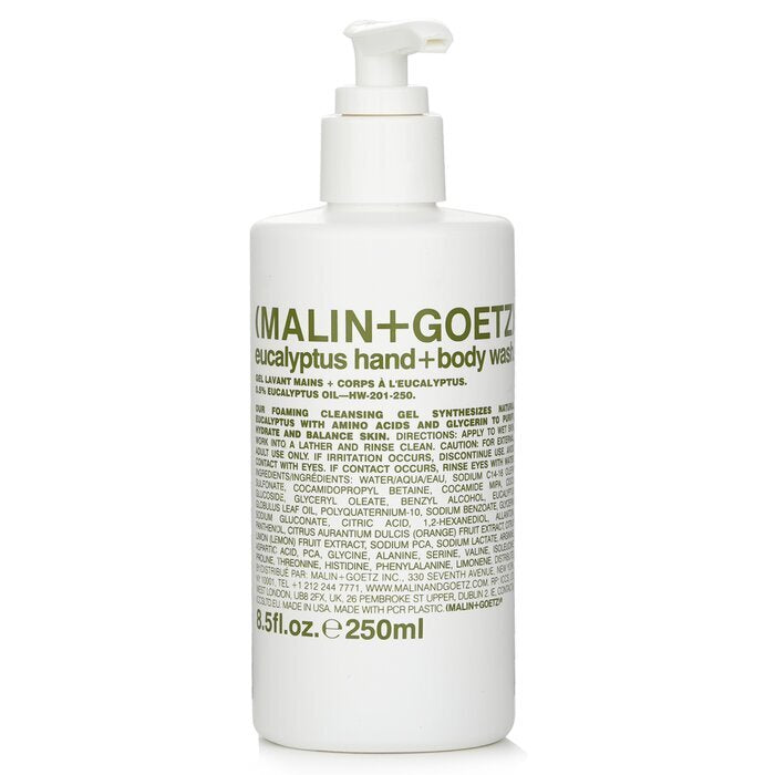 MALIN+GOETZ Eucalyptus Hand+Body Wash 250ml