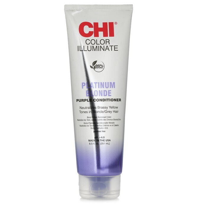 CHI Ionic Color Illuminate Conditioner - Platinum Blonde 251ml
