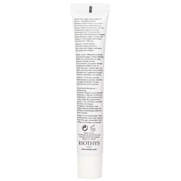 Sothys Cosmeceutique DF Desquacrem Forte Microderm Deep Cleanser - With Salicylic Acid & Rice Granules 50ml
