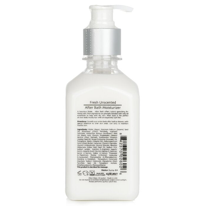 Epicuren After Bath Moisturizer - Fresh Unscented 236ml