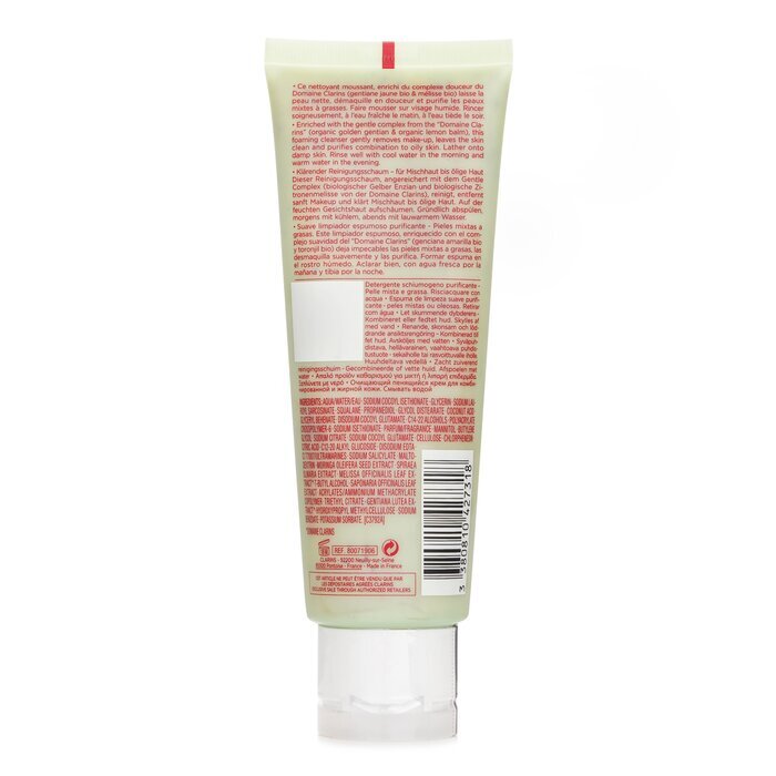 Clarins Purifying Gentle Foaming Cleanser with Alpine Herbs & Meadowsweet Extracts - Combination to Oily Skin 125ml