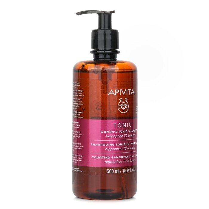 Apivita Women's Tonic Shampoo with Hippophae TC & Laurel (Helps Improve Hair Thickness) 500ml