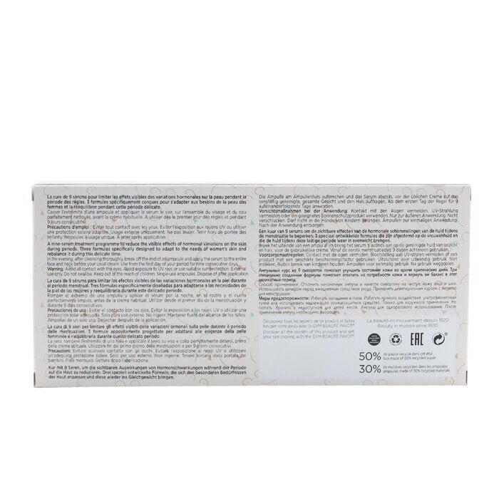 Payot My Period La Cure - 9 Sérums Visage Rééquilibrants Pour Le Cycle Menstruel 9x1.5ml/0.05oz