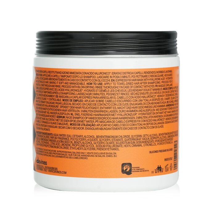 Davines The Quick Fix Circle Fast Lane Mutli tasking Hair Mask (Salon Size) 750ml
