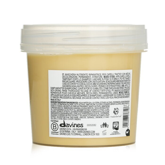 Davines Nounou Hair Mask (For Highly Processed or Brittle Hair) 250ml