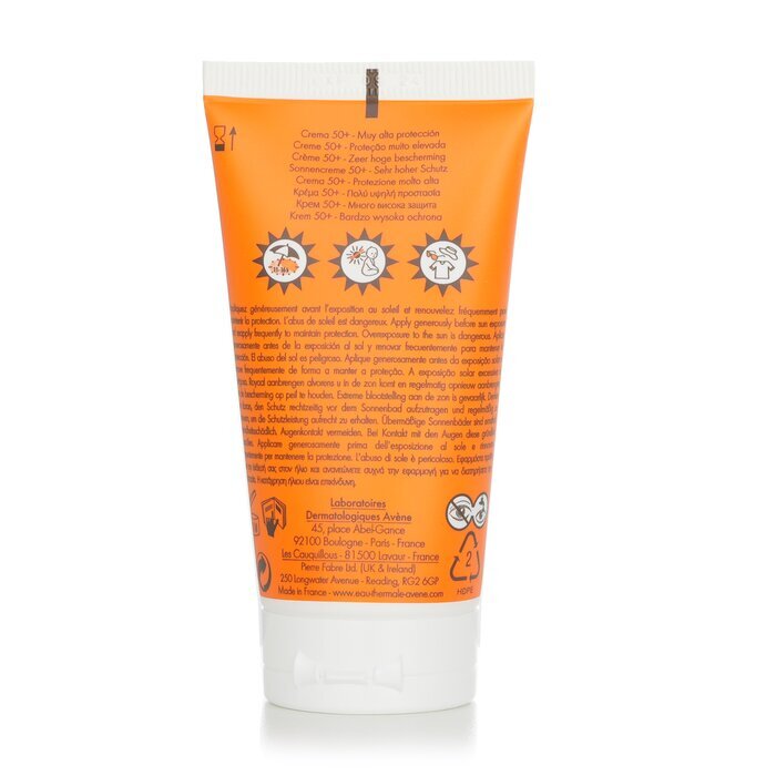 Avene Very High Protection Cream SPF50+ - For Dry Sensitive Skin 50ml
