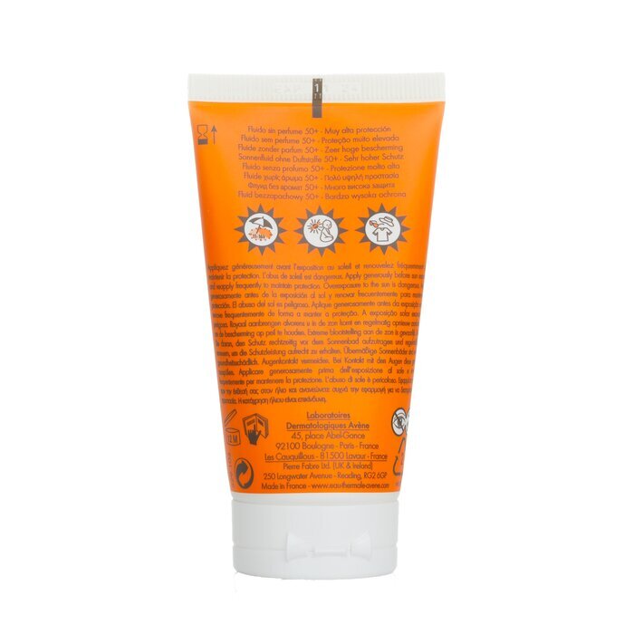 Avene Very High Protection Fragrance-Free Fluid SPF50+ - For Normal to Combination Sensitive Skin 50ml