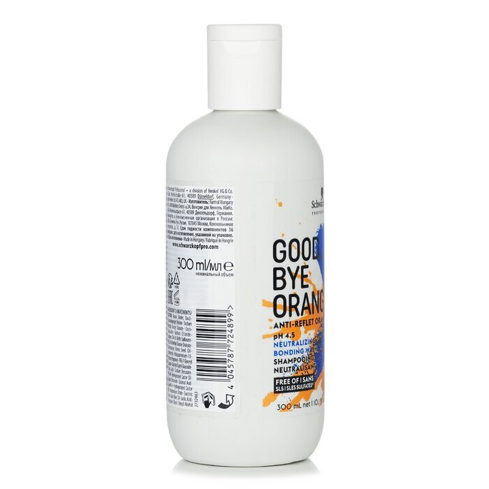 Schwarzkopf Goodbye Orange Shampoo (For Medium brown to dark blonde Hair) 300ml