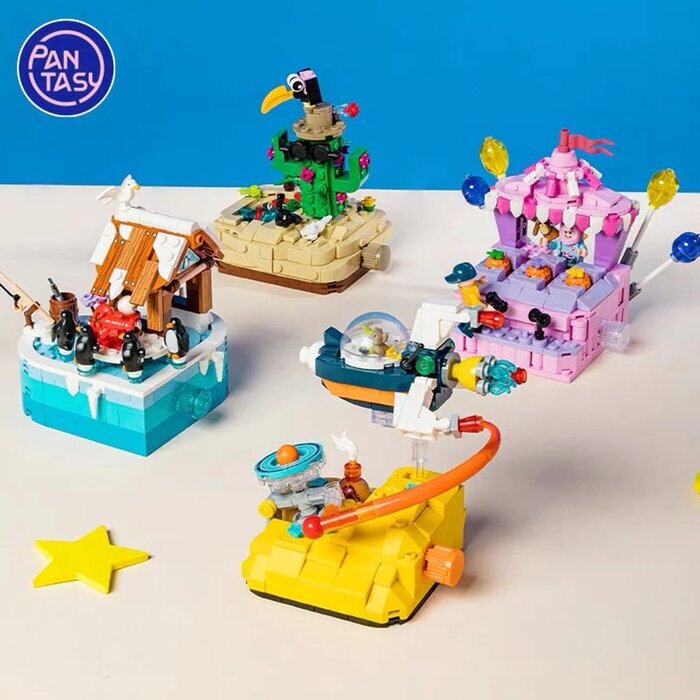 Pantasy Joyside Series - Happy Hamster Building Bricks Set 14*8*12cm