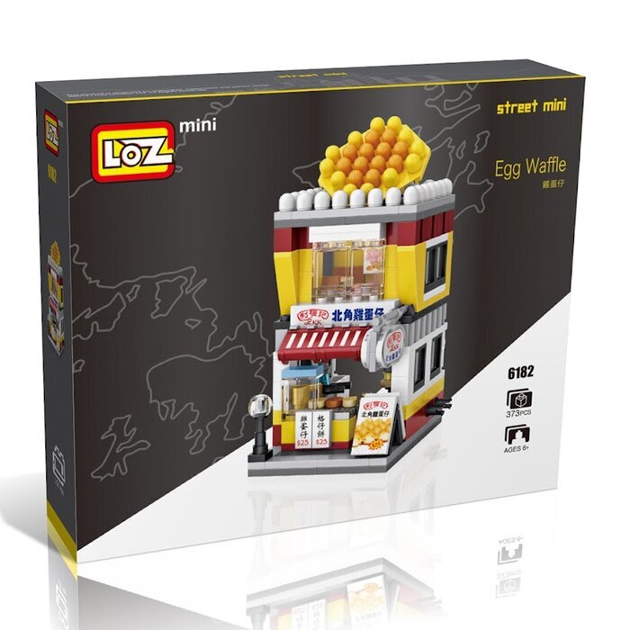 LOZ Mini Blocks - Hong Kong Style Egg Waffle Shop Building Bricks Set 20 x 17 x 5 cm