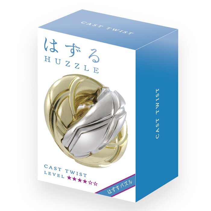 Broadway Toys Hanayama | Twist Hanayama Metal Brainteaser Puzzle Mensa Rated Level 4 75*119*45 mm