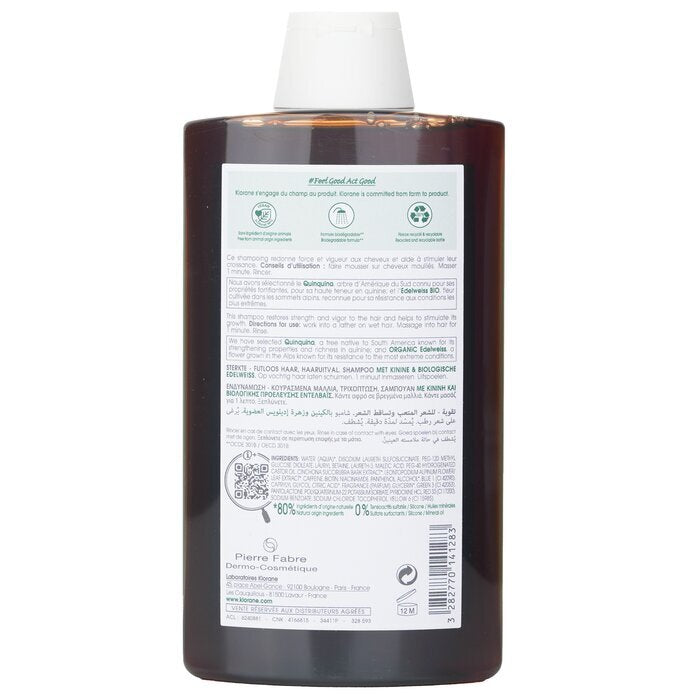 Klorane Strengthening & Stimulating Shampoo with Quinine(Random Packing) 400ml