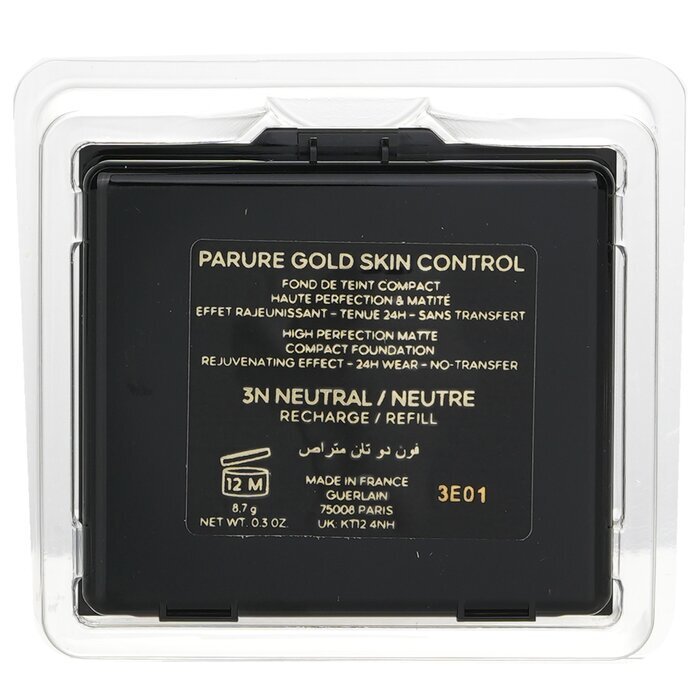 Guerlain Parure Gold Skin Control High Perfection Matte Compact Foundation Refill - 3N 8.7g