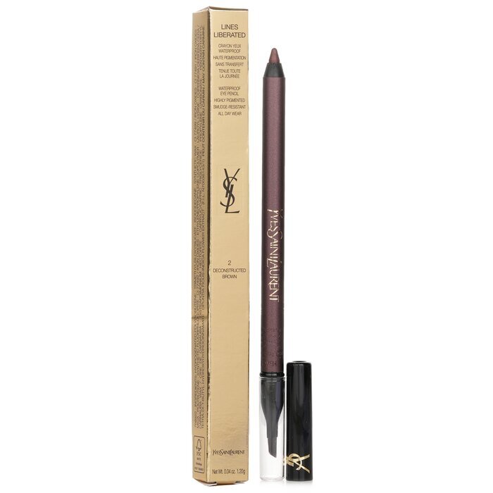 Yves Saint Laurent Lines Liberated Waterproof Eye Pencil - 02 Deconstructed Brown 1.2g
