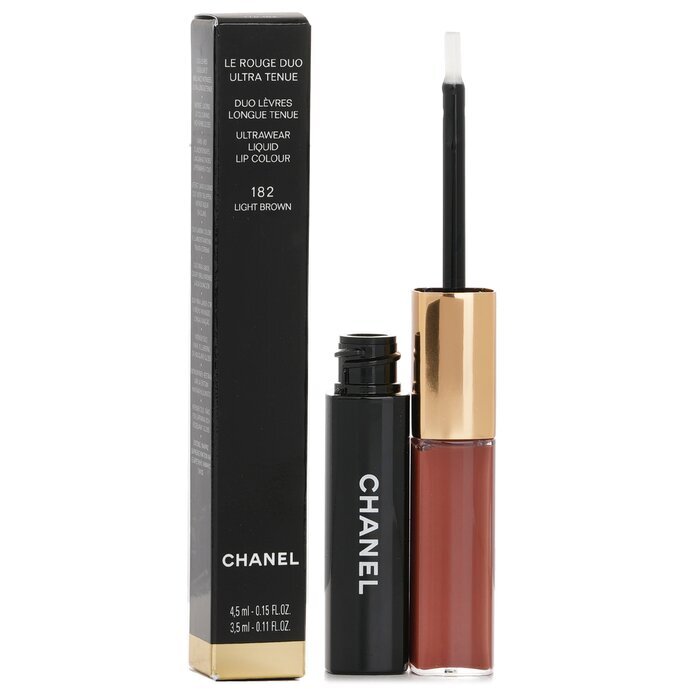 Chanel Le Rouge Duo Ultrawear Liquid Lip Colour - 182 Light Brown 4.5ml+3.5ml