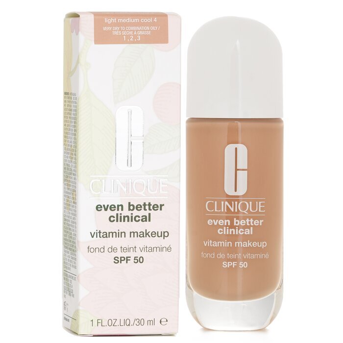 Clinique Even Better Clinical Vitamin MakeUp Foundation SPF 50 - 4 Light Medium Cool 30ml