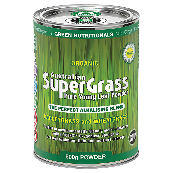 Green Nutritionals Organic Australian Supergrass Powder 600g