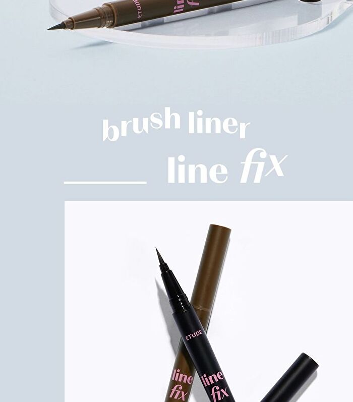 Etude House Line Fix Brush Liner -  01 Black 0.5g