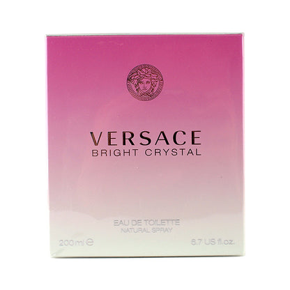 Versace Bright Crystal Eau De Toilette Spray 200ml/6.7oz