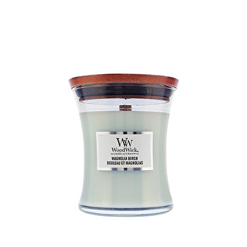 Woodwick Magnolia Birch Medium Hourglass Candle 0