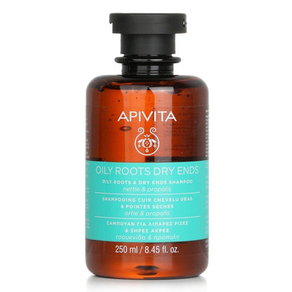 Apivita Oily Roots & Dry Ends Shampoo with Nettle & Propolis 250ml