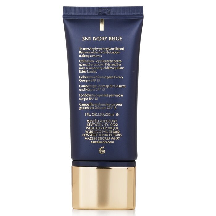 Estee Lauder Double Wear Maximum Cover Camouflage Make Up (Face & Body) SPF15 - 3N1 Ivory Beige 30ml