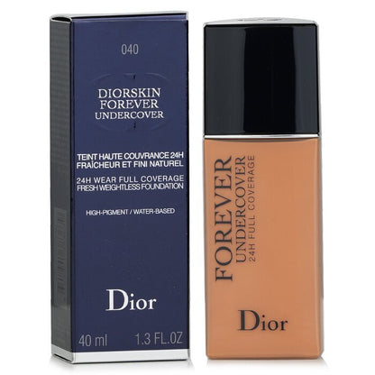Christian Dior Diorskin Forever Undercover 24H Wear Full Coverage Water Based Foundation -  040 Honey Beige 40ml