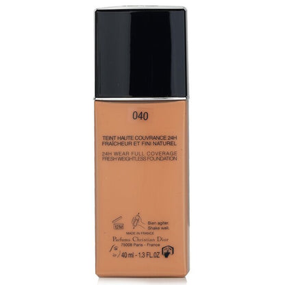 Christian Dior Diorskin Forever Undercover 24H Wear Full Coverage Water Based Foundation -  040 Honey Beige 40ml