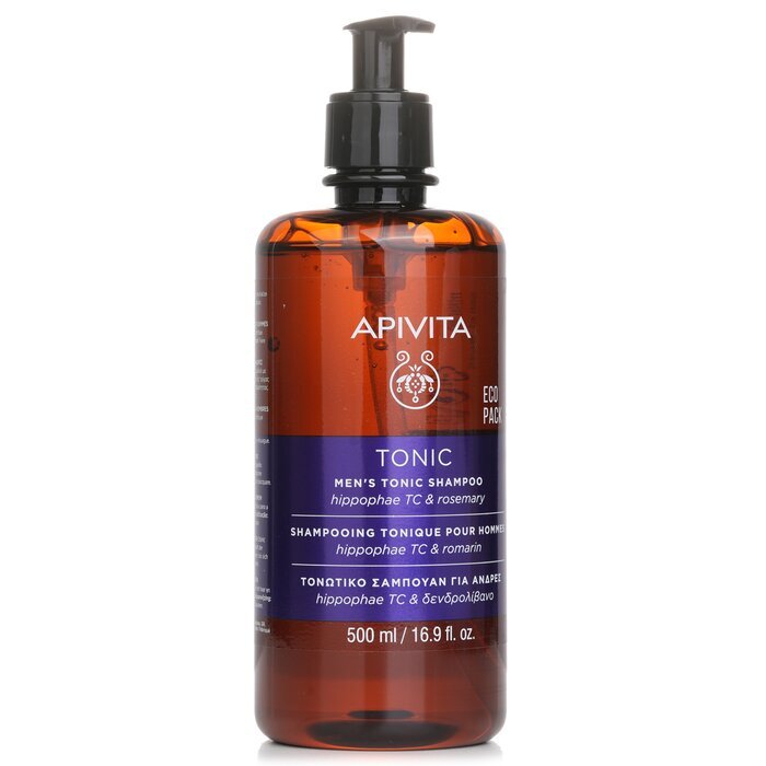 Apivita Men's Tonic Shampoo with Hippophae TC & Rosemary (For Thinning Hair) 500ml