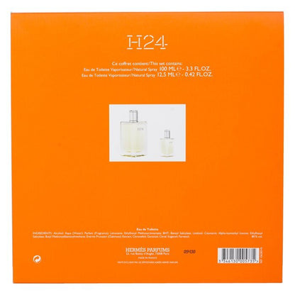 Hermes H24 Coffret: Eau De Toilette Spray 100ml + Eau De Toilette Spray 12.5ml 2pcs