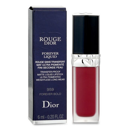 Christian Dior Rouge Dior Forever Matte Liquid Lipstick -  959 Forever Bold 6ml