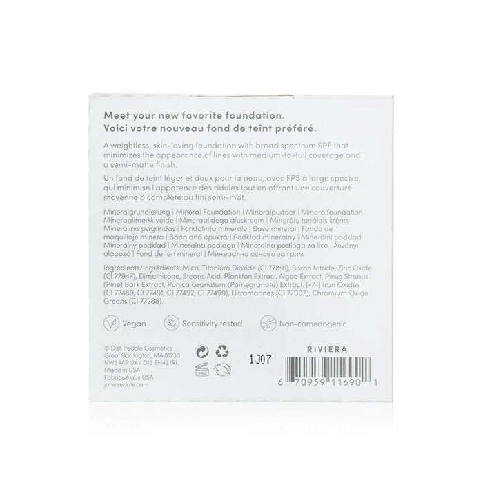 Jane Iredale PurePressed Base Mineral Foundation Refill SPF 20 - Riviera 9.9g