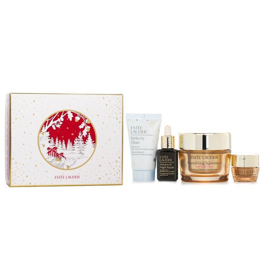 Firm And Lift Wonders Set: Perfectly Clean Cleanser + Advanced Night Repair + Revitalizing Supreme + Eye Balm 4pcs