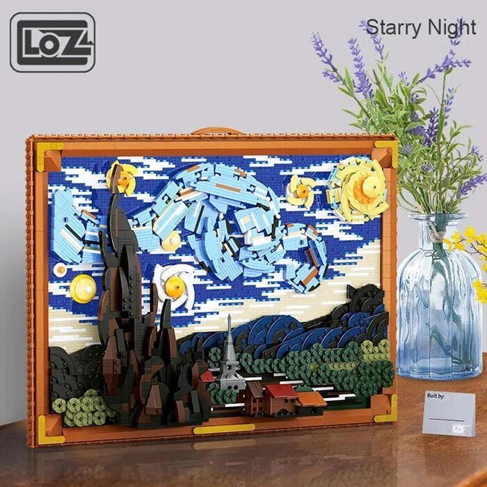 LOZ Mini Blocks - Starry Night Building Bricks Set 40 x 28 x 9.5cm
