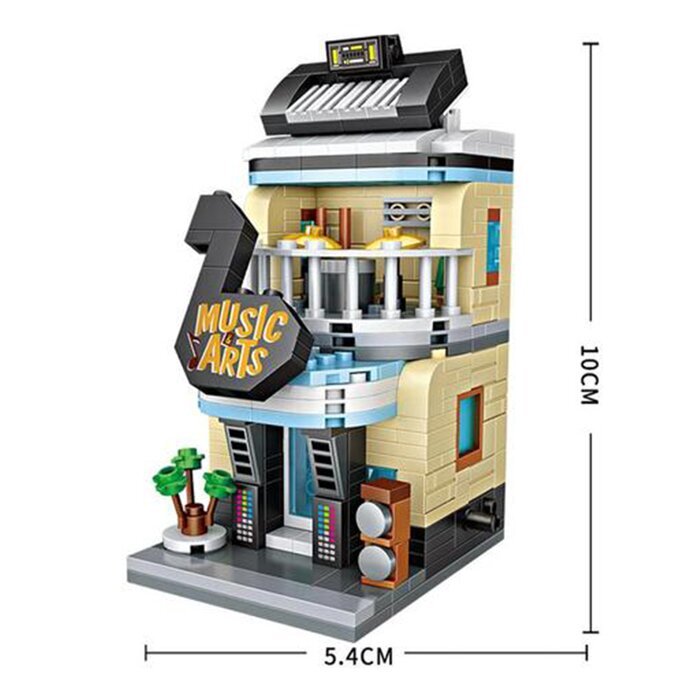 LOZ Mini Blocks - Musical Instrument Store Building Bricks Set 20 x 17 x 5 cm