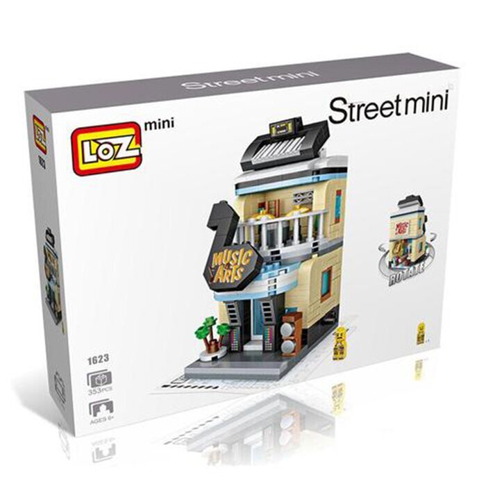 LOZ Mini Blocks - Musical Instrument Store Building Bricks Set 20 x 17 x 5 cm