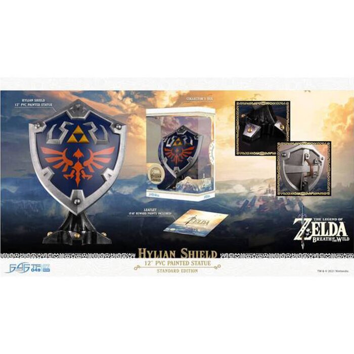FIRST 4 FIGURES The Legend of Zelda: Breath of the Wild: Hylian Shield (Standard edition) 29 x 20 x 13mm