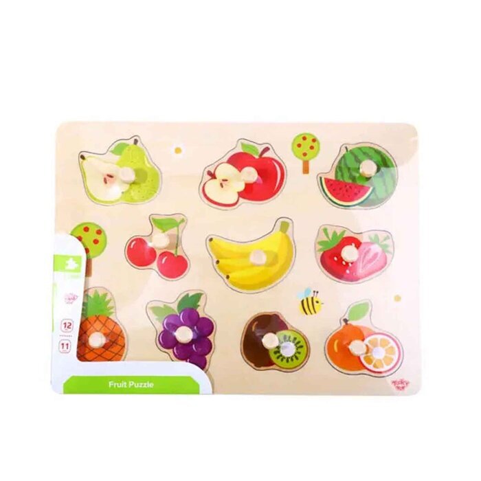 Tooky Toy Co Fruit Puzzle 30x23x2cm