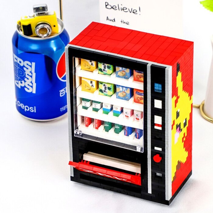 Hobbiesntoys Vending Machine Nano Building Blocks 116x173x68mm