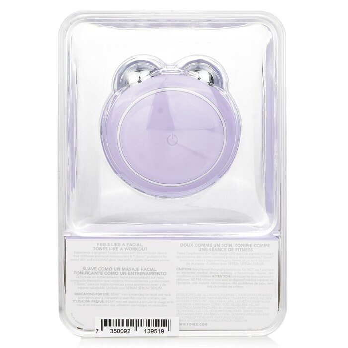 FOREO Bear Mini Smart Microcurrent Facial Toning Device -  Lavender 1pcs
