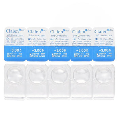 Clalen 1Day Soft Contact Lens -3.00 5pcs x 1 strip