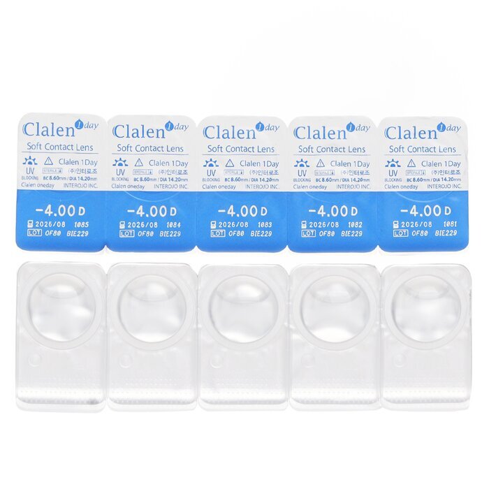 Clalen 1Day Soft Contact Lens -4.00 5pcs x 1 strip